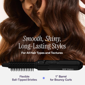 HOT TOOLS Hot Air Styling Brush with flexible bristles