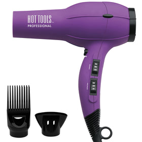 HOT TOOLS Pro Artist 1875 Watt Turbo Ionic Hair Dryer in Purple front view