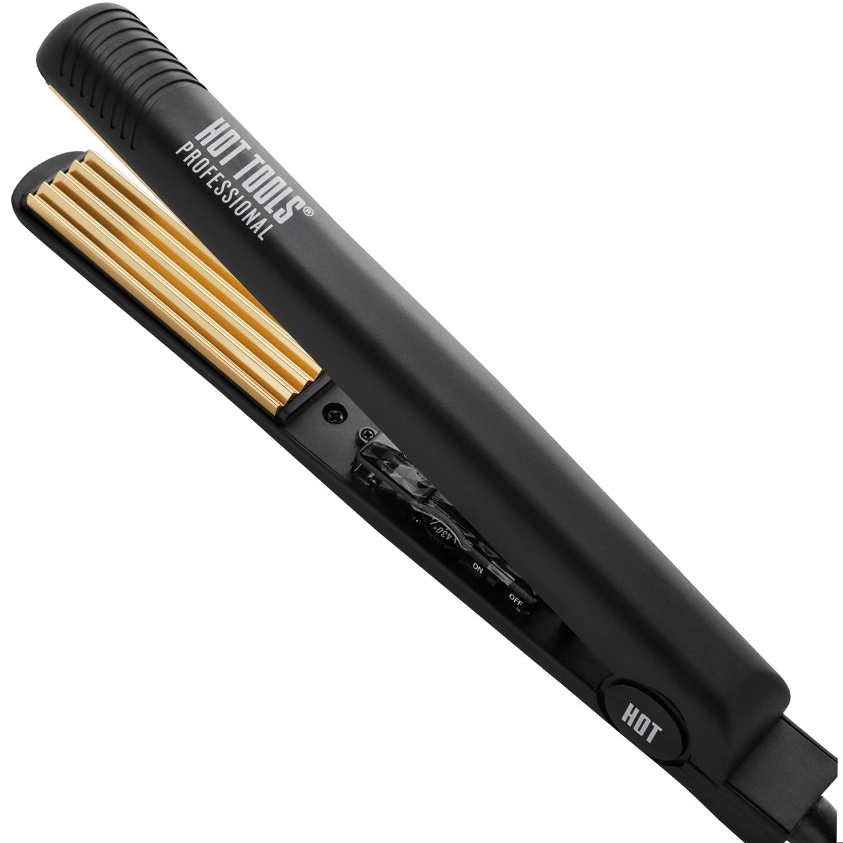 HOT TOOLS Pro Artist 24K Gold Crimping Iron front view