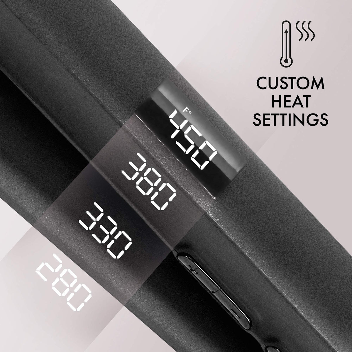 HOT TOOLS Pro Signature Flat Iron side view showing swivel cord