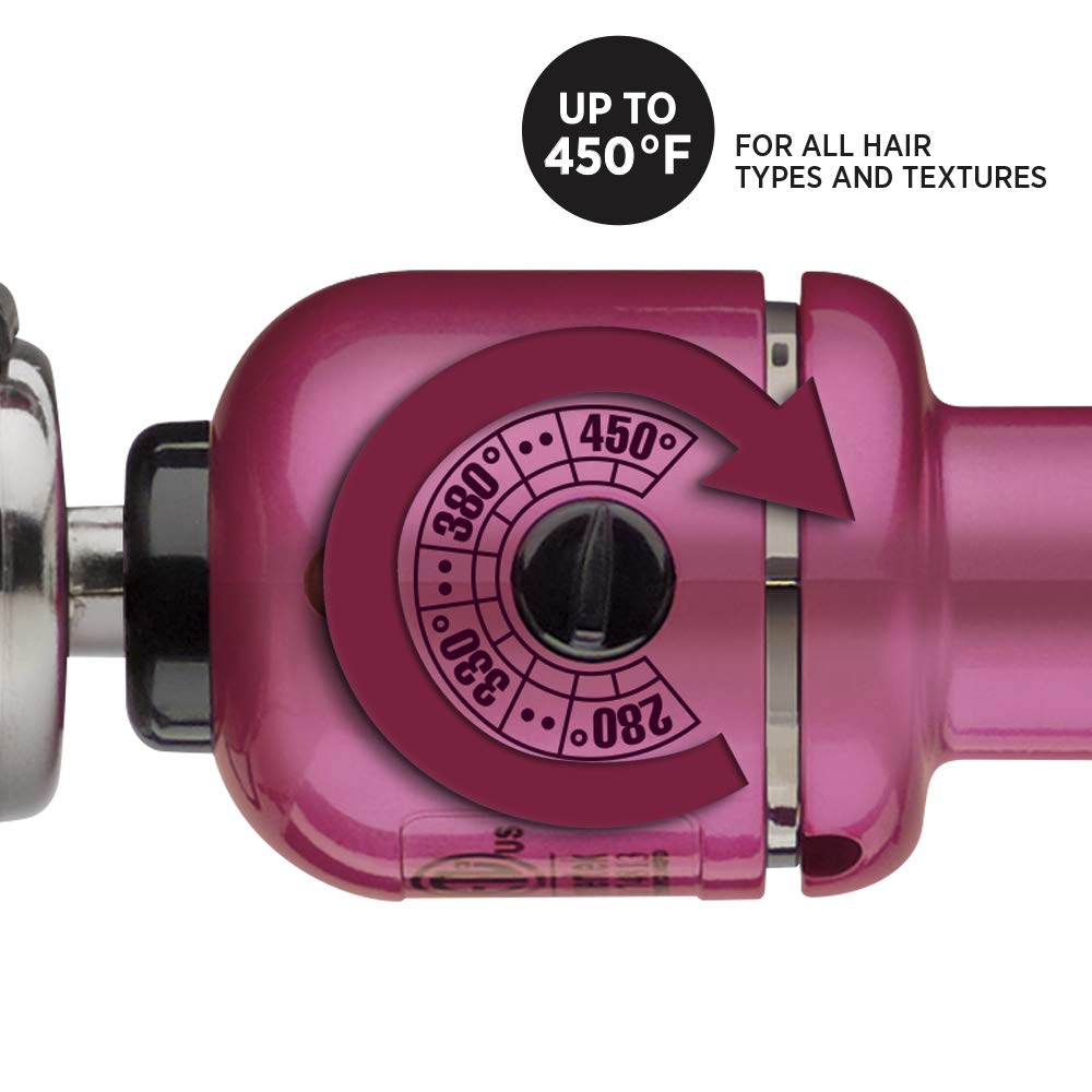 HOT TOOLS Professional Titanium Curling Iron with swivel cord
