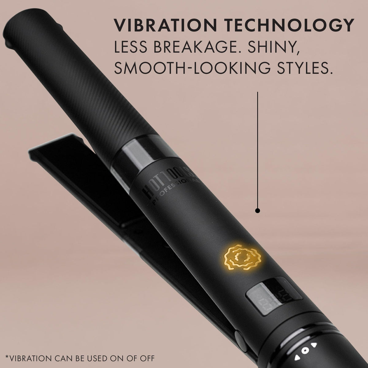 HOT TOOLS SmoothWave Flat Iron digital temperature display
