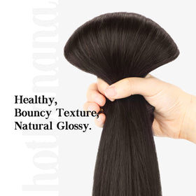 hotbanana Clip in Hair Extensions 14 inch #2 back view