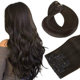 hotbanana Clip in Hair Extensions 16-inch #2 front view