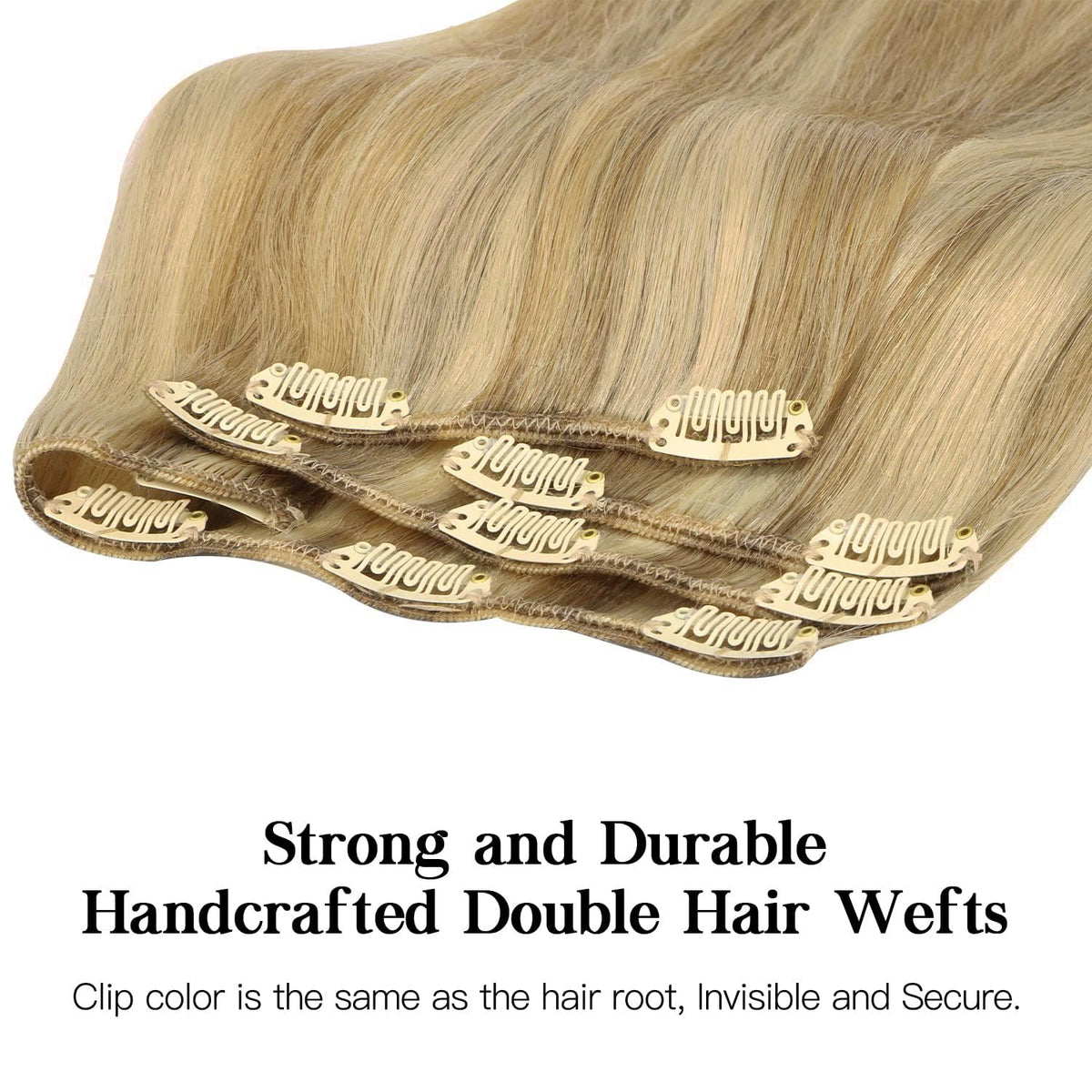 hotbanana Clip in Hair Extensions 16" #P16/22A colour variety