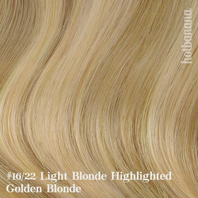 hotbanana Clip in Hair Extensions 16" #P16/22A styled in hair