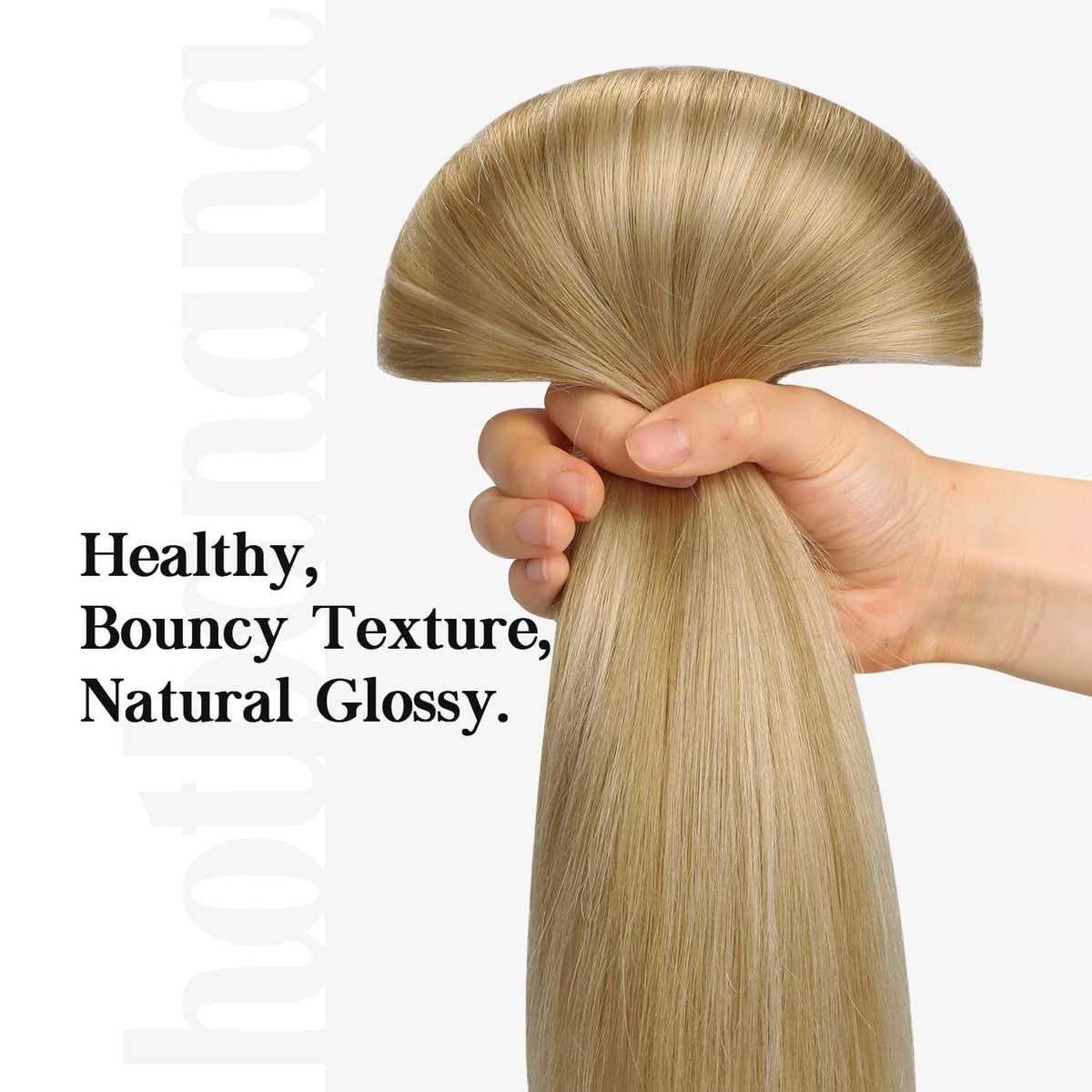 hotbanana Clip in Hair Extensions 16" #P16/22A texture detail