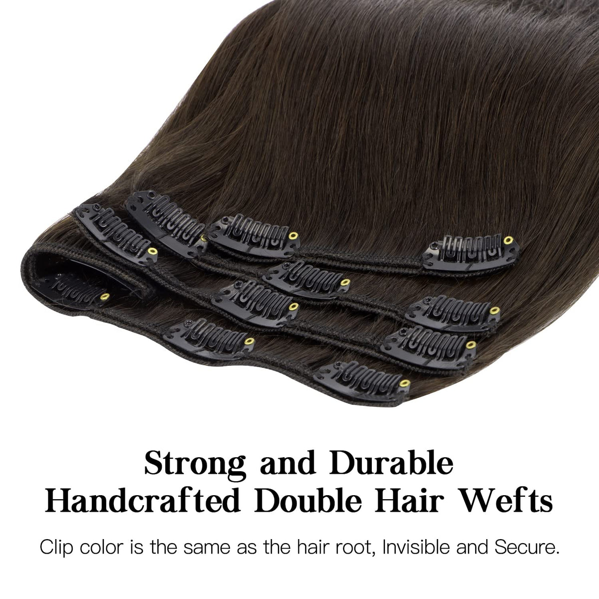 hotbanana Clip in Hair Extensions 18 inch #2 various colour options