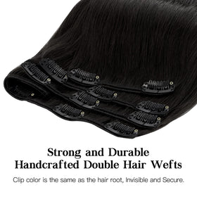 hotbanana Clip in Hair Extensions 18 inch variety of colors