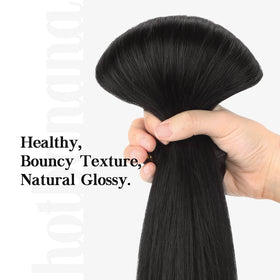 hotbanana Clip in Hair Extensions 20 inch #1B various colours