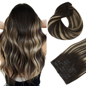 hotbanana Clip in Hair Extensions 22 inch front view