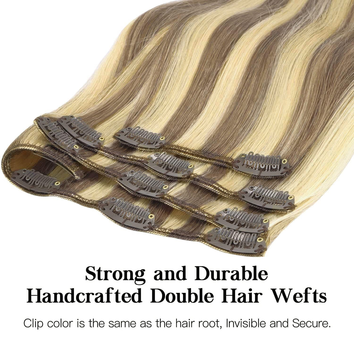 hotbanana Clip in Hair Extensions 22-inch packaging front