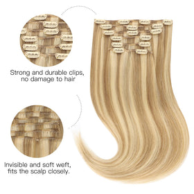 hotbanana Clip in Hair Extensions packaging