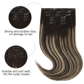 hotbanana Clip in Hair Extensions packaging