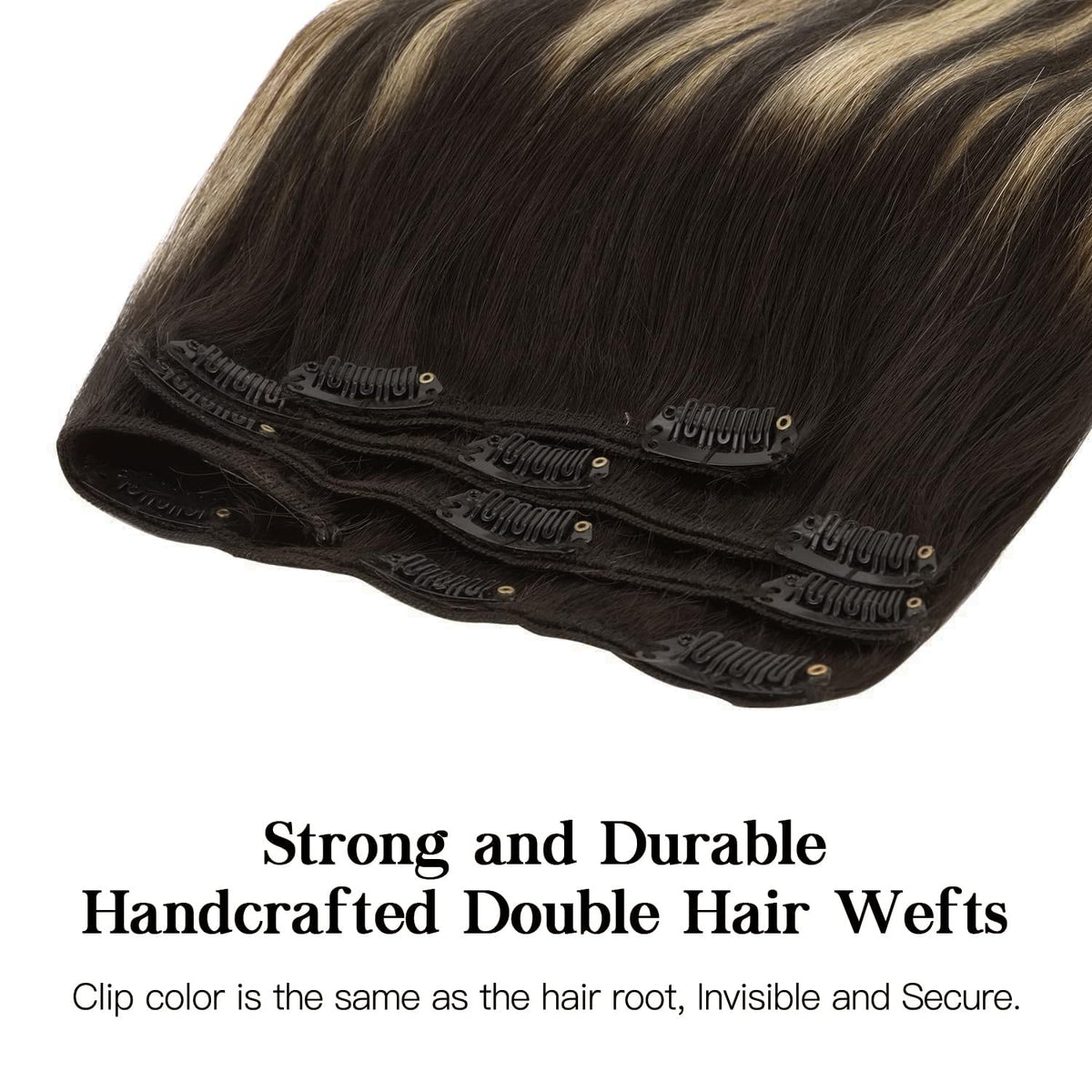 hotbanana Clip in Hair Extensions styled in hair