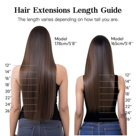 hotbanana Clip in Hair Extensions styled in hair