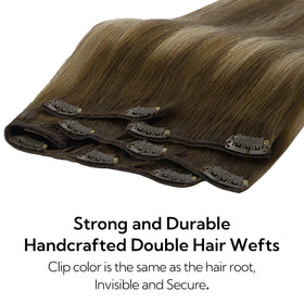 hotbanana clip-in hair extensions styled in loose waves