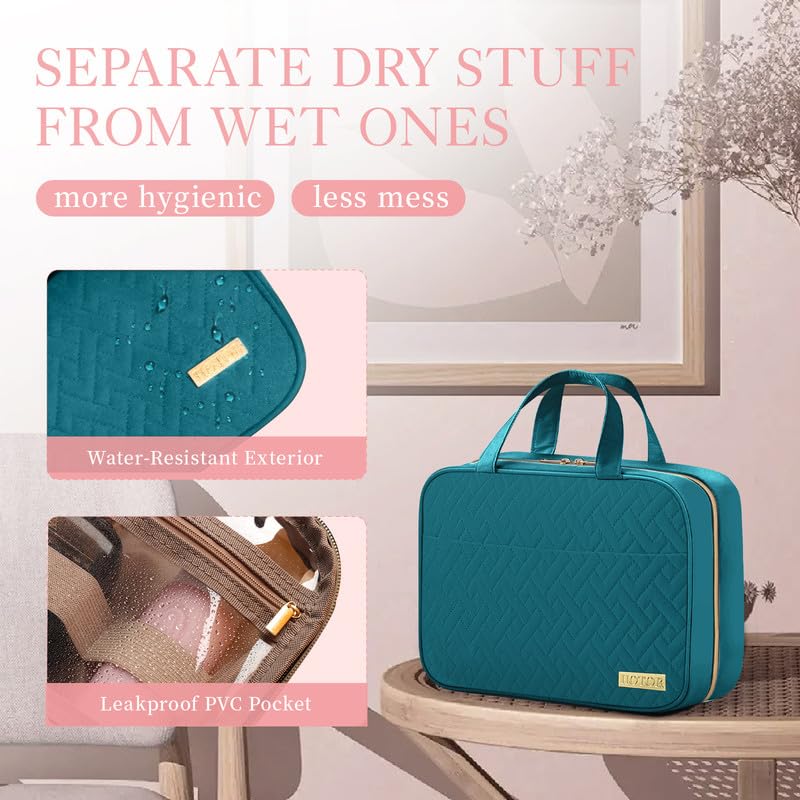 HOTOR Toiletry Bag compact design closed