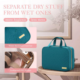 HOTOR Toiletry Bag compact design closed