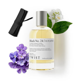 HOUSE OF TWIST Black No. 24 Eau de Parfum bottle front view