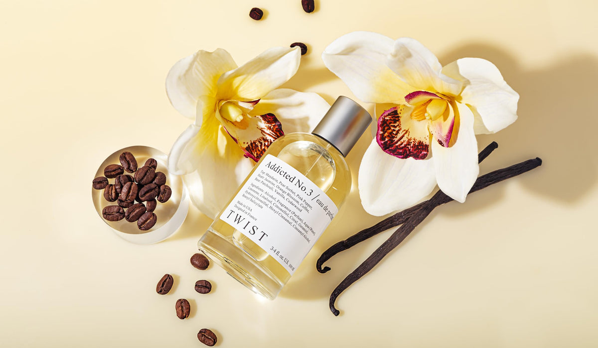 HOUSE OF TWIST No.3 Eau de Parfum bottle with sample size