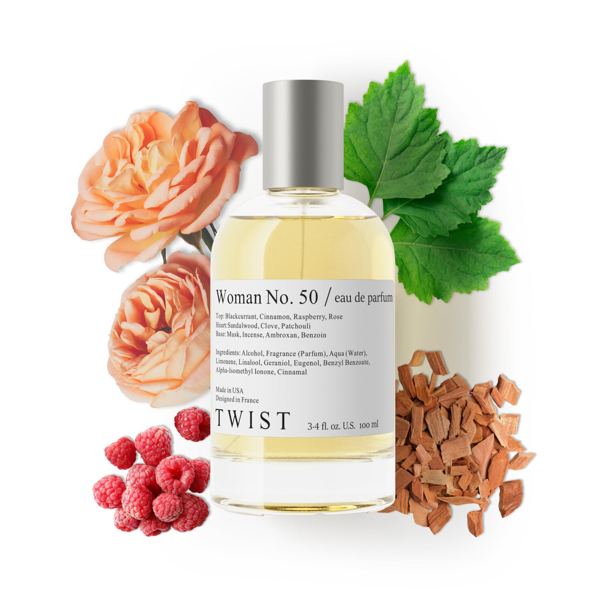 HOUSE OF TWIST No. 50 Eau de Parfum bottle front view