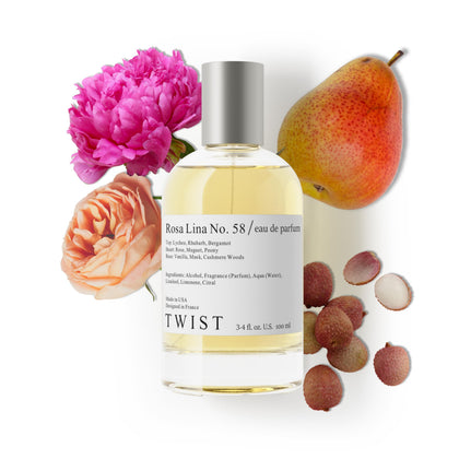 HOUSE OF TWIST Rosa Lina No. 58 Eau de Parfum 100ml front view