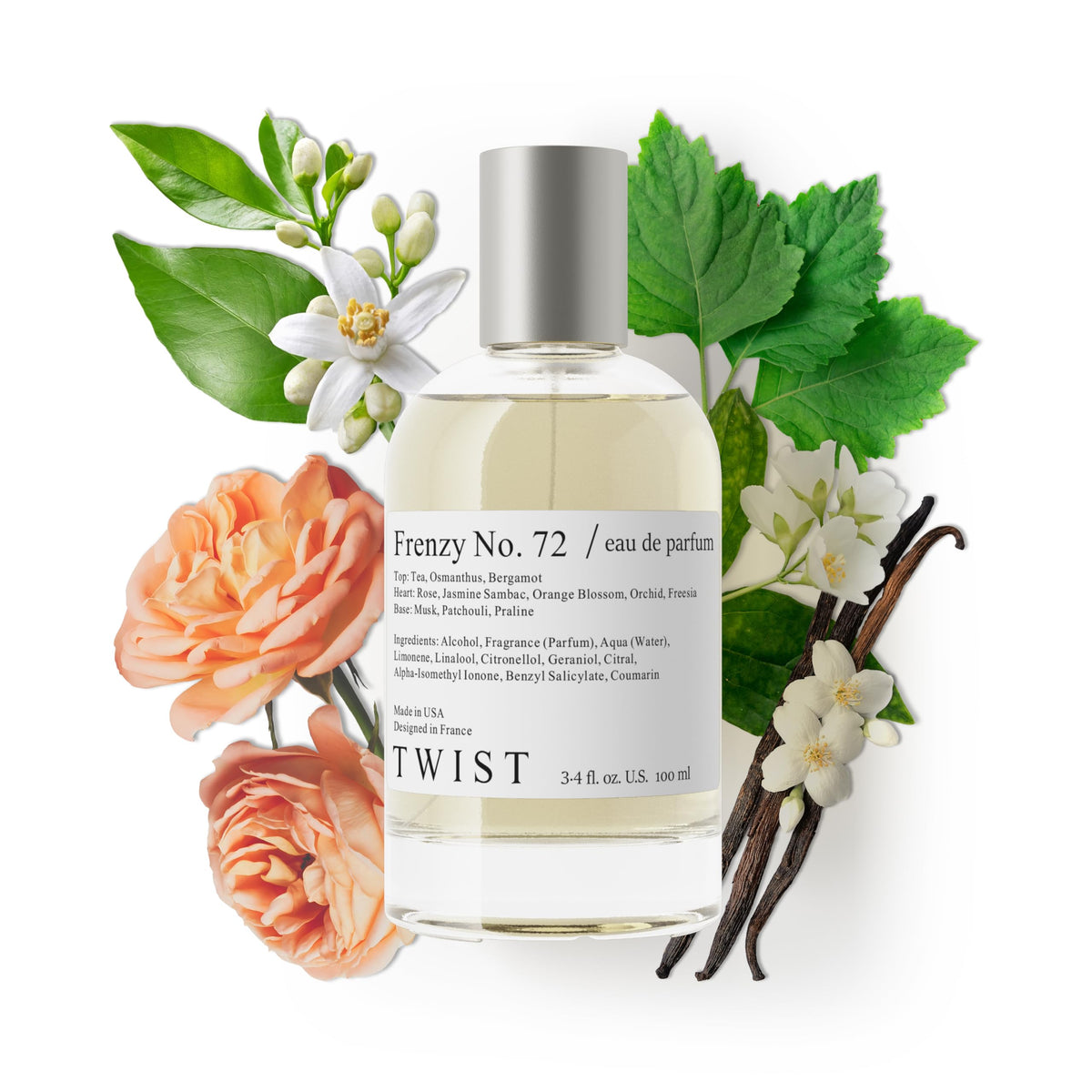 HOUSE OF TWIST Twist Frenzy No. 72 Eau de Parfum bottle front view