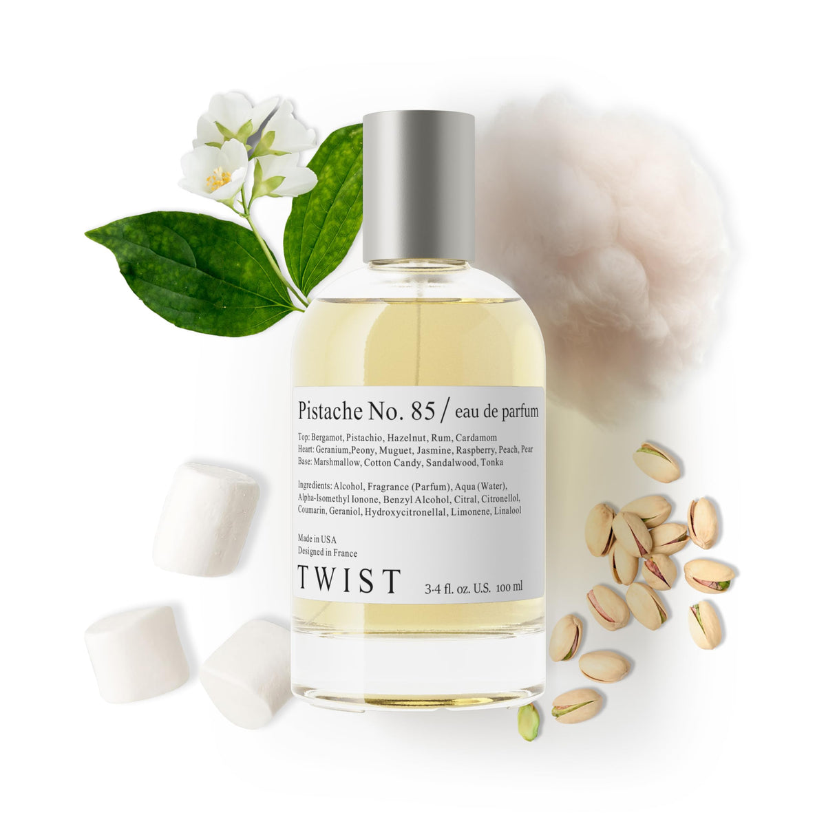 HOUSE OF TWIST Twist Pistache No.85 Eau de Parfum 100ml front view