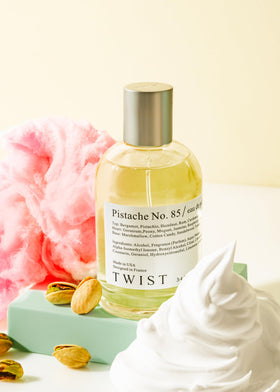 HOUSE OF TWIST Twist Pistache No.85 packaging with elegant design