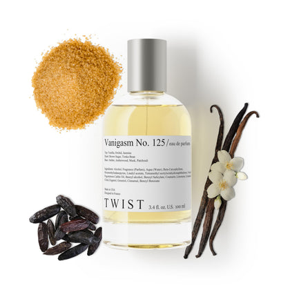 HOUSE OF TWIST Vanigasm No. 125 Eau de Parfum 100ml front view