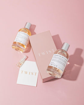 HOUSE OF TWIST Vanilicious No. 96 with a sample size bottle
