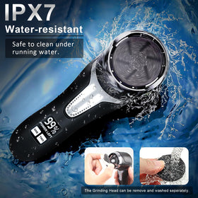 Hoxida callus remover demonstrating waterproof feature