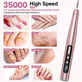 Hoxida Cordless Nail Drill lightweight design in hand