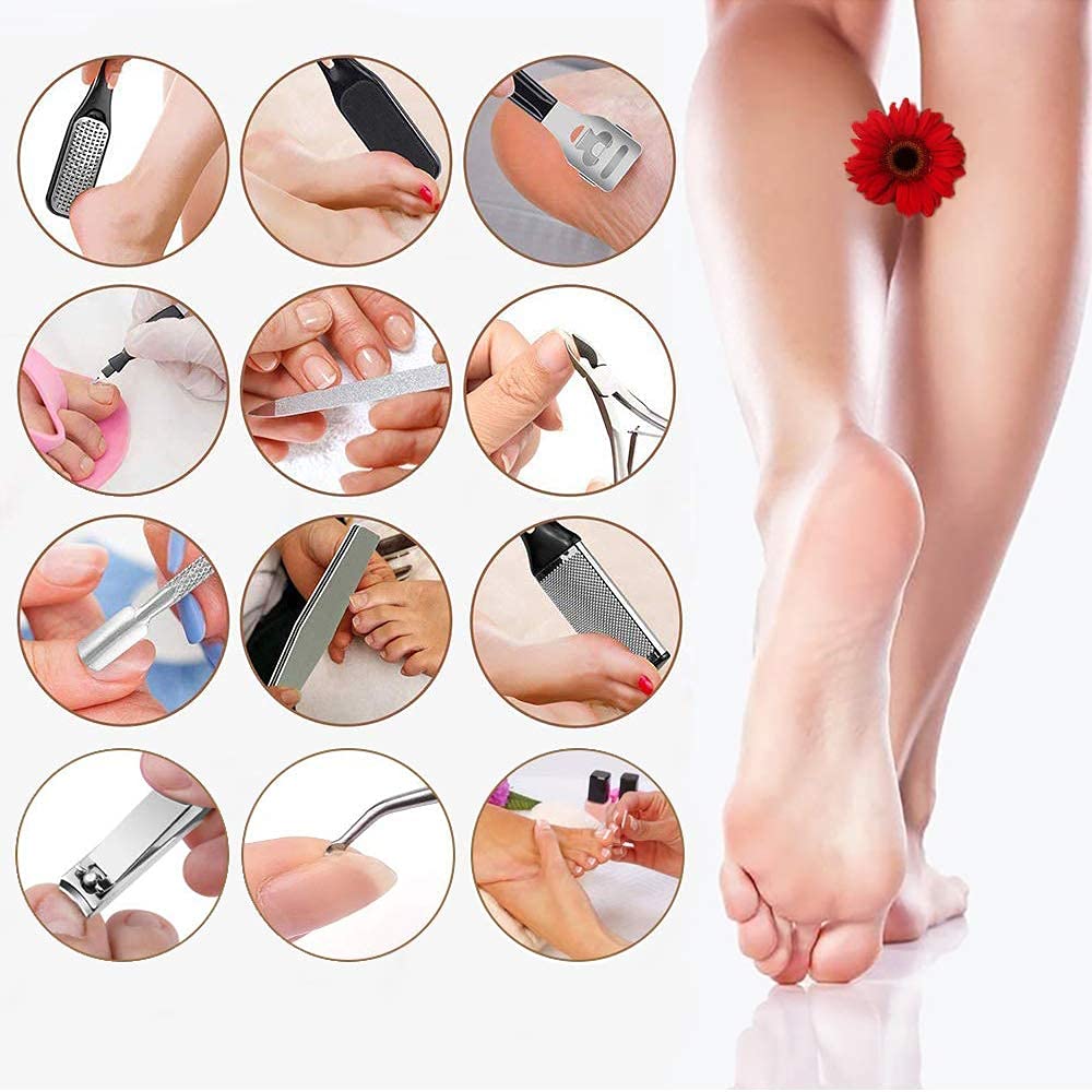 Hoxida Electric Callus Remover packaging with accessories