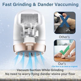 Hoxida Electric Callus Remover showing vacuum feature