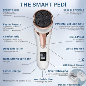 Hoxida Electric Callus Remover with USB charging cable