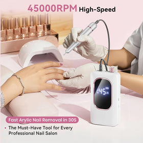 Hoxida Nail Drill accessories including interchangeable bits
