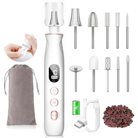 HSKAI Electric Nail File Drill front view with LED display