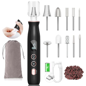 HSKAI Electric Nail File Drill front view with LED display
