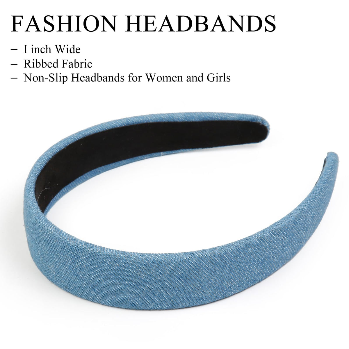 Huachi Denim Headbands in various styles and colours