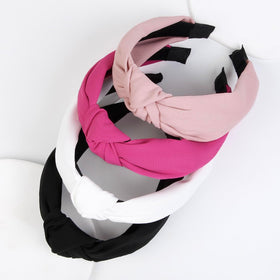 Huachi headband worn by a girl outdoors