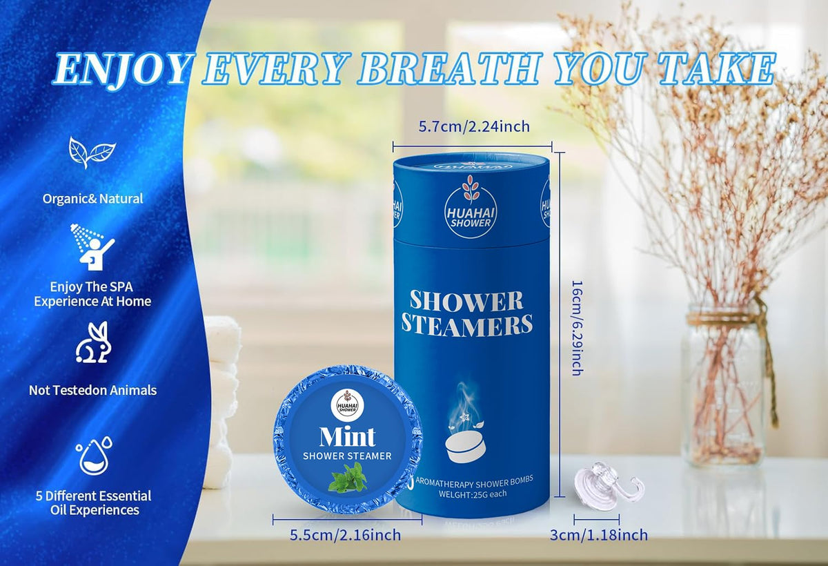 HUAHAI SHOWER Grapefruit Shower Steamer with packaging