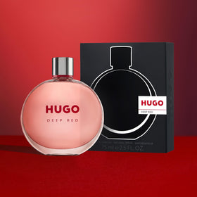 Hugo Boss Deep Red Eau de Parfum in lifestyle setting