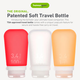 humangear GoToob+ Large bottle with LoopLock lid feature