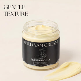 humanroots Wild Yam Cream packaging side view