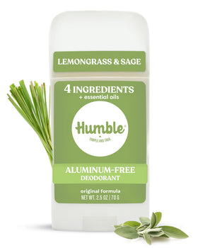 HUMBLE Aluminum-Free Deodorant Lemongrass & Sage front view