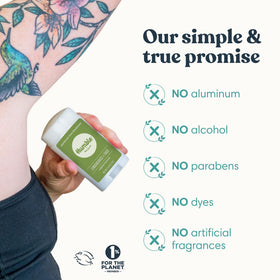 HUMBLE Aluminum-Free Deodorant Lemongrass & Sage stick close-up