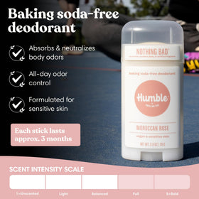 HUMBLE Aluminum-Free Deodorant Moroccan Rose packaging