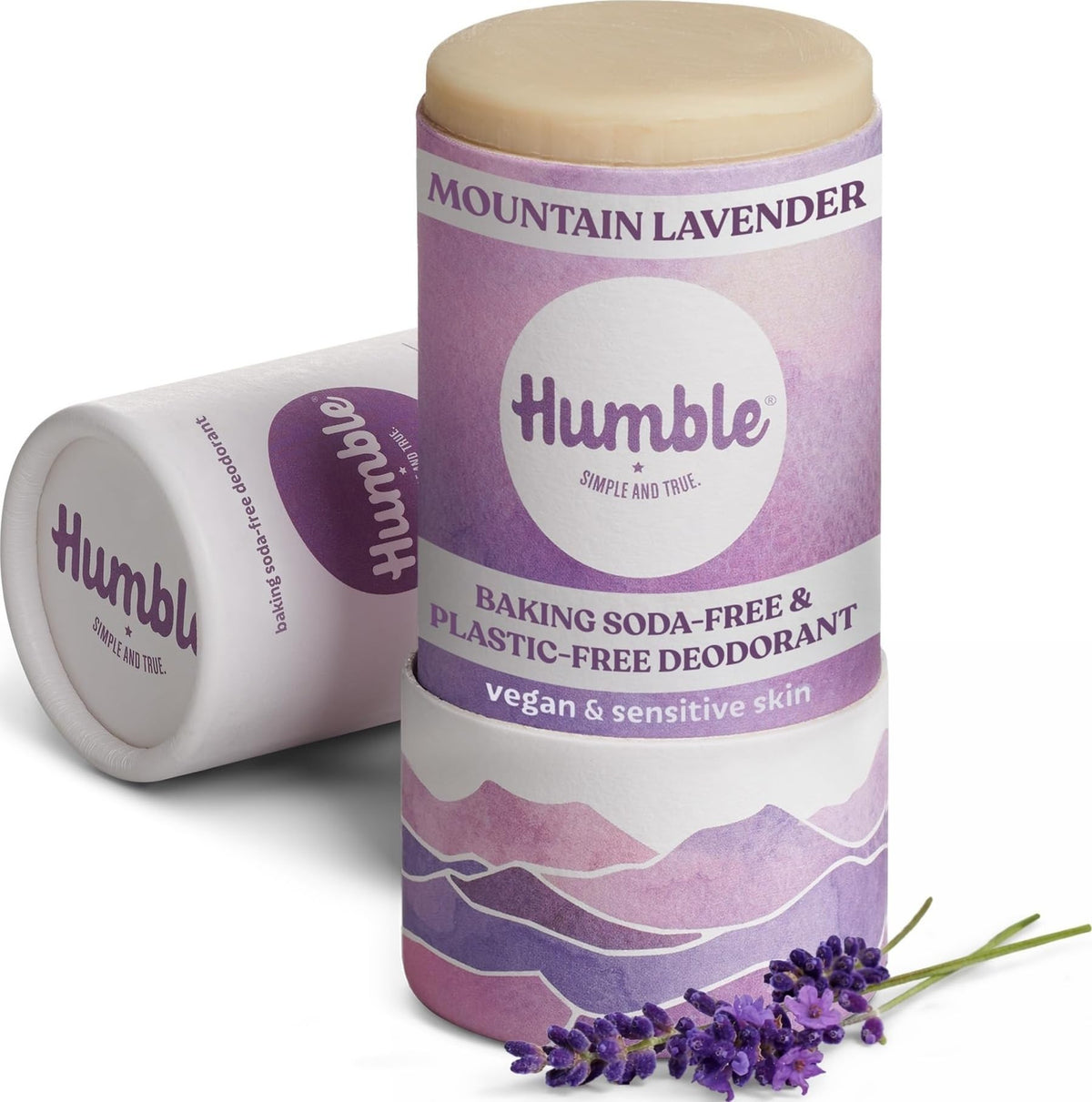 HUMBLE Aluminum-Free Deodorant Mountain Lavender front view